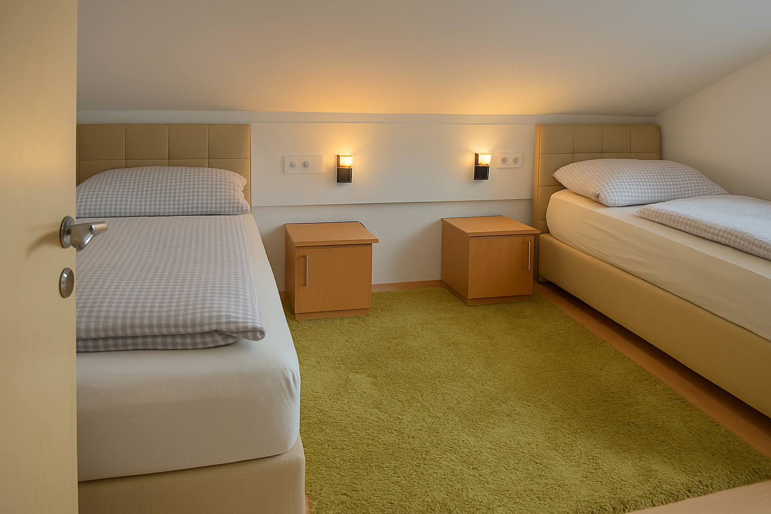 Schlafzimmer Einzelbetten